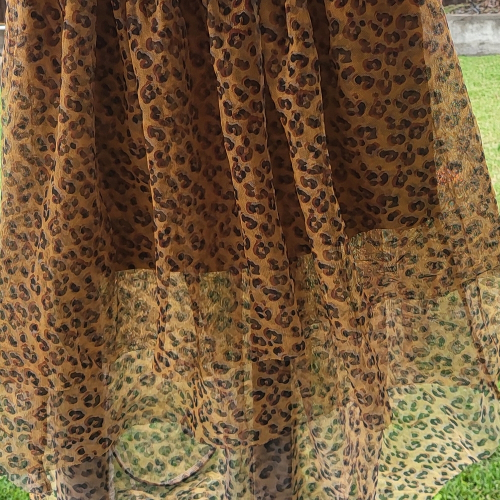 Kids Leopard Print Skirt